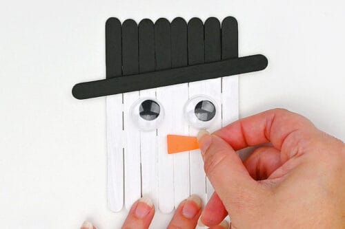 Popsicle Stick Snowman