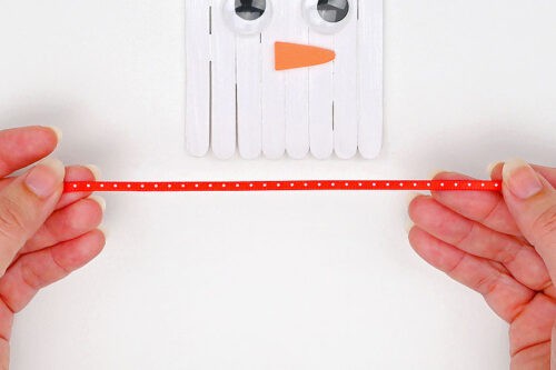 Popsicle Stick Snowman