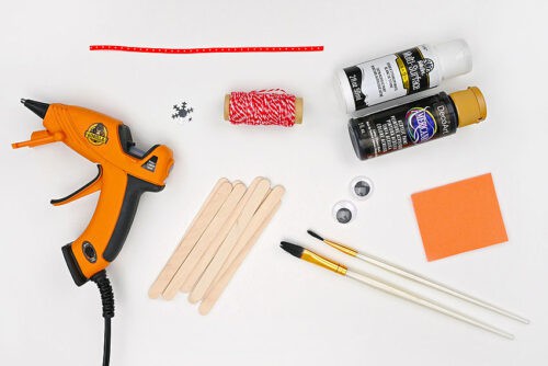 Popsicle Stick Snowman Supplies