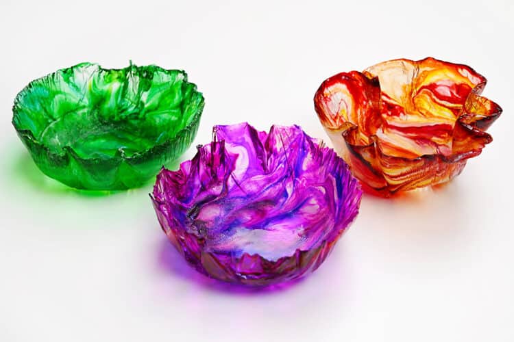 How to Make a Resin Bowl Alcohol ink resin bowls
