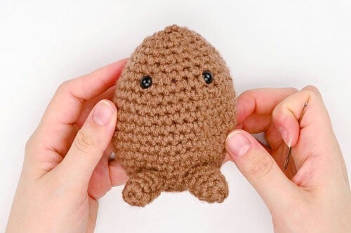 Crochet Groundhog