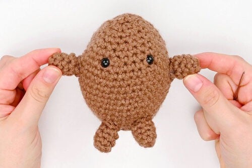 Crochet Groundhog