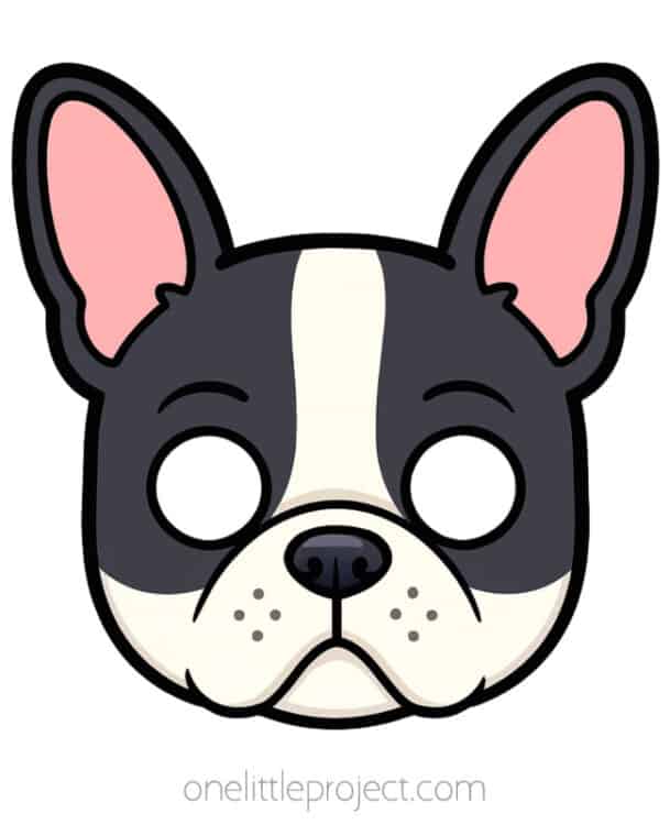 Dog Color Mask Printable Dog Mask - Free Dog Face Mask Templates for Kids