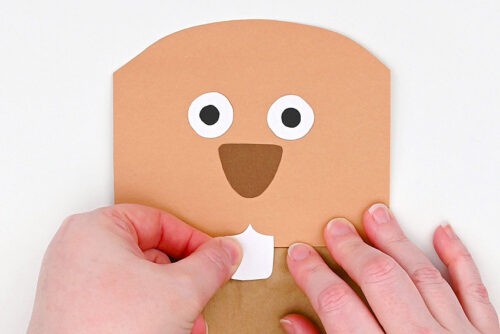 Groundhog Paper Bag Puppet