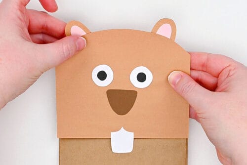 Groundhog Paper Bag Puppet