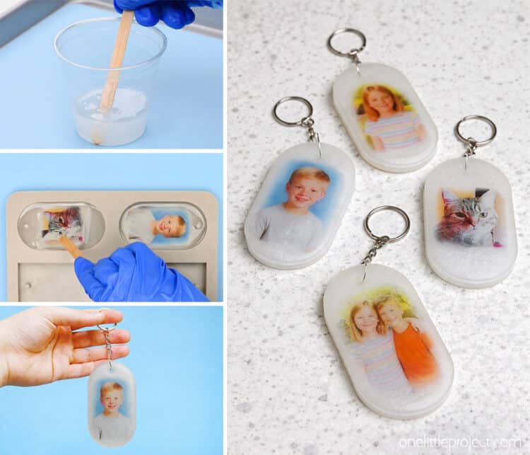 How to Put Photos in Resin DIY photos in resin keychains