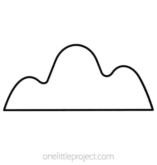 Mountain Outline Mountain Outline - sprawling hills