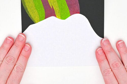 Northern Lights Squeegee Painting
