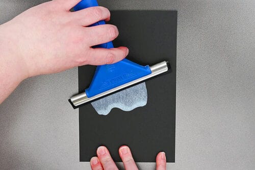 Northern Lights Squeegee Painting