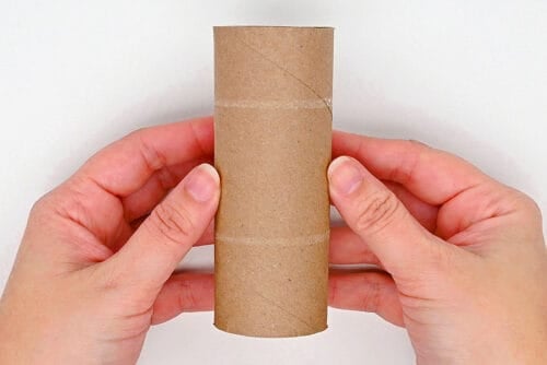 Paper Roll Polar Bear Painting