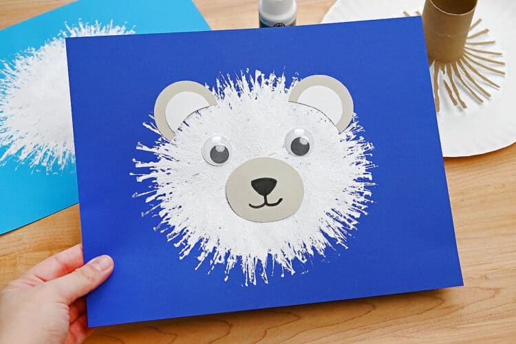 Polar Bear Process Art