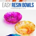 Easy DIY bowl made with resin