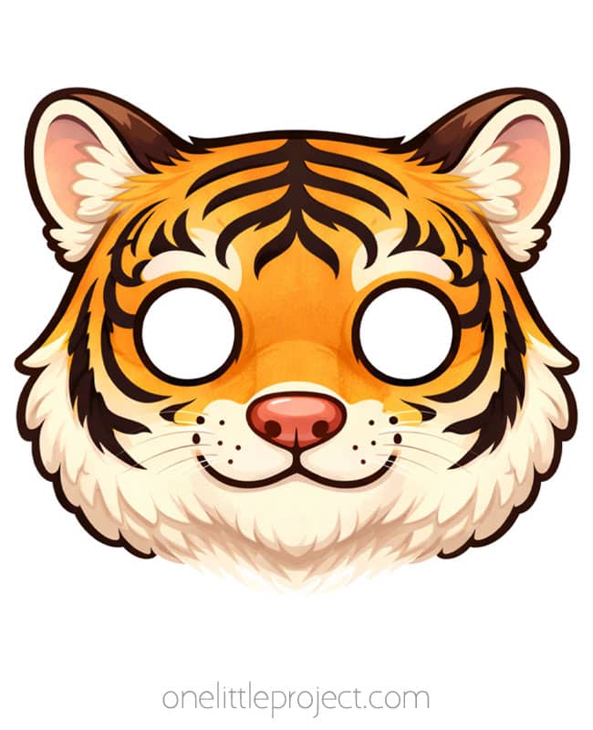 Tiger Mask Printable Free printable tiger mask