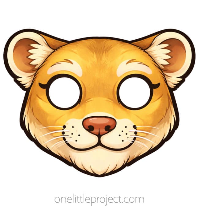 Female Lion Mask Lion Mask - female lion