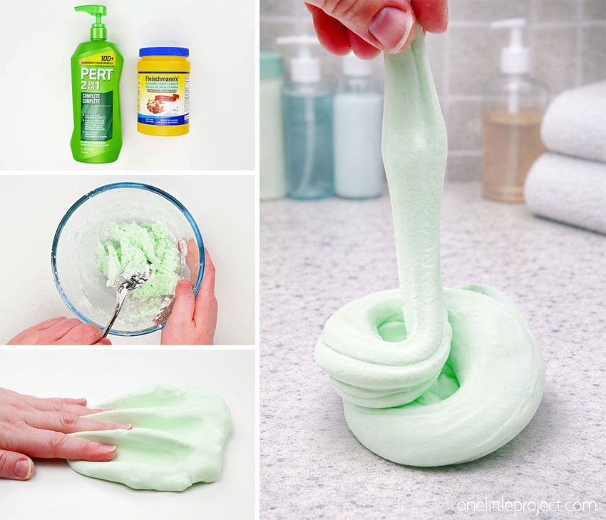 How to Make Slime with Shampoo DIY shampoo slime recipe