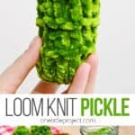 How to knit a pickle