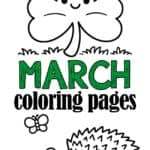 Printable March coloring pages