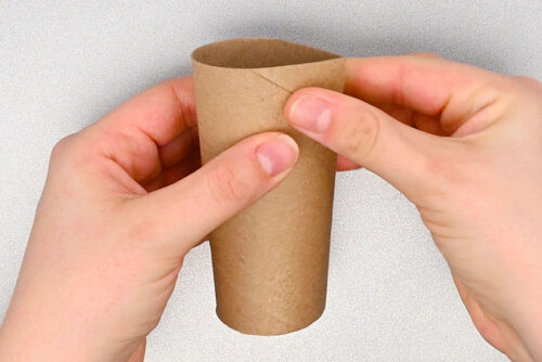 Paper Roll Tulip Painting