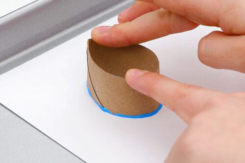 Paper Roll Tulip Painting