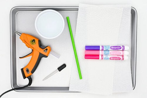 Paper Towel Rose Supplies