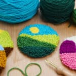 Punch Needle Mug Rugs