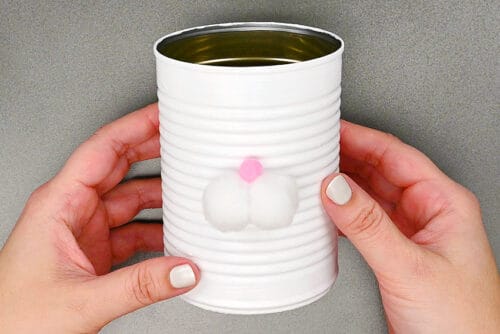 Bunny Tin Can Planters