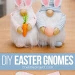 DIY Easter bunny gnomes