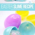 Easter themed clear slime