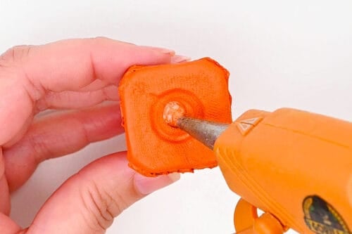 Egg Carton Carrot Craft
