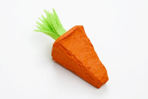 Egg Carton Carrot Craft