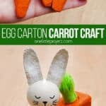 Easy egg carton Easter craft