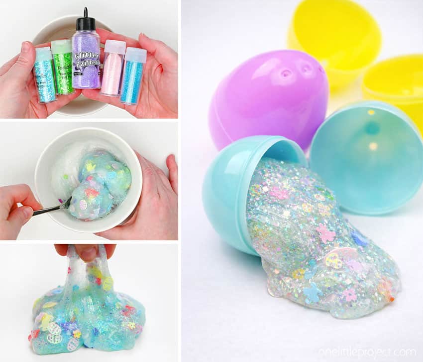 How to Make Easter Slime DIY Easter slime recipe