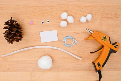 Pine Cone Bunnies Supplies