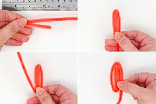 Pipe cleaner tulips