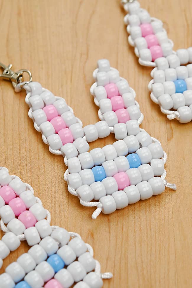 Pony Bead Animal Bunny Cute pony bead animals for Easter