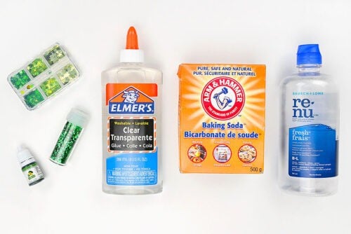 St. Patrick's Day Slime Ingredients