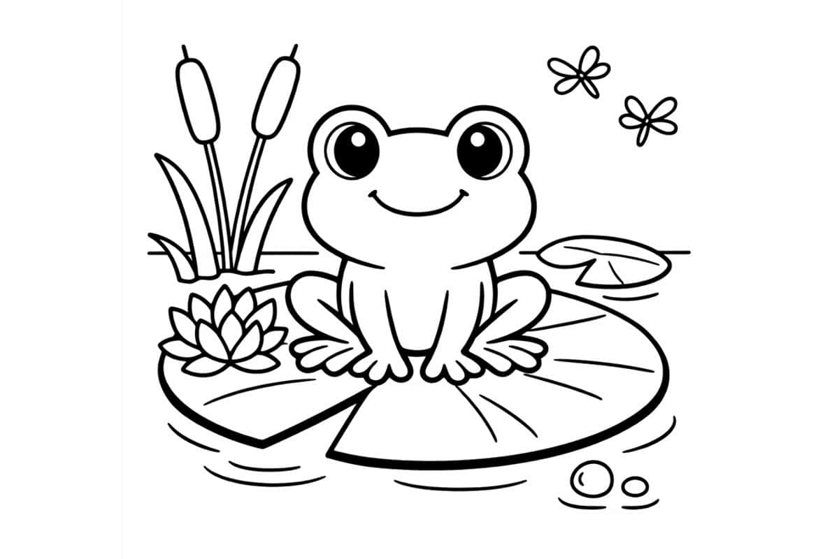 Frog Coloring Pages