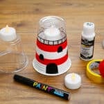 DIY Lighthouse with Plastic Cups