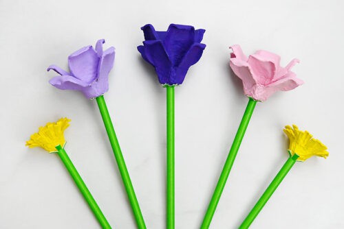 Egg Carton Flowers