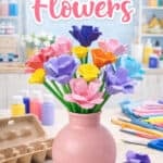 How to make egg carton flowers