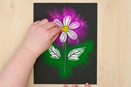 Flower Chalk Art