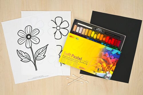 Flower Chalk Art Supplies