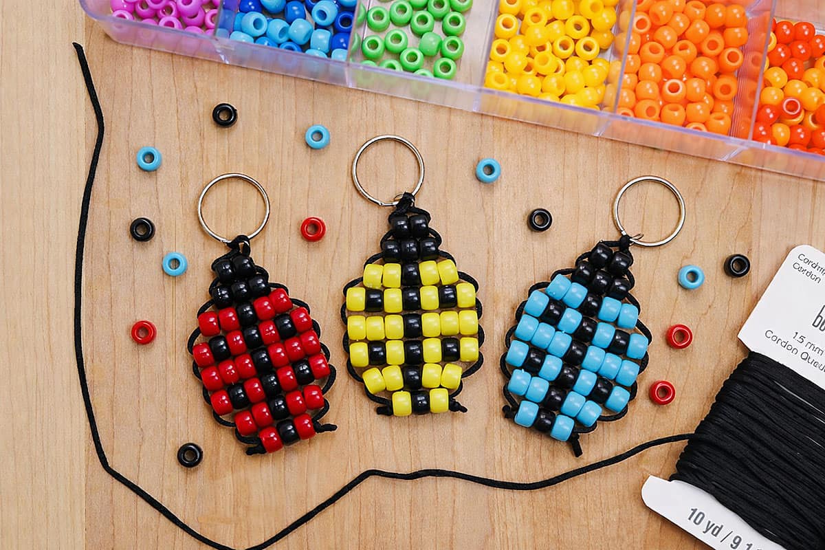 Pony Bead Ladybug