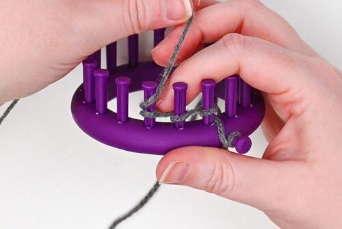 Loom Knit Cat