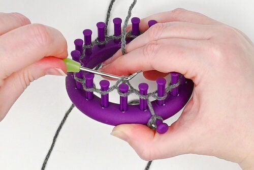 Loom Knit Cat