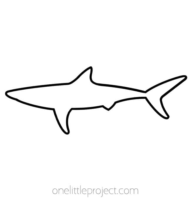 Mako Shark Template Printable mako shark template