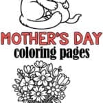 Cute free printable Mother's Day coloring pages