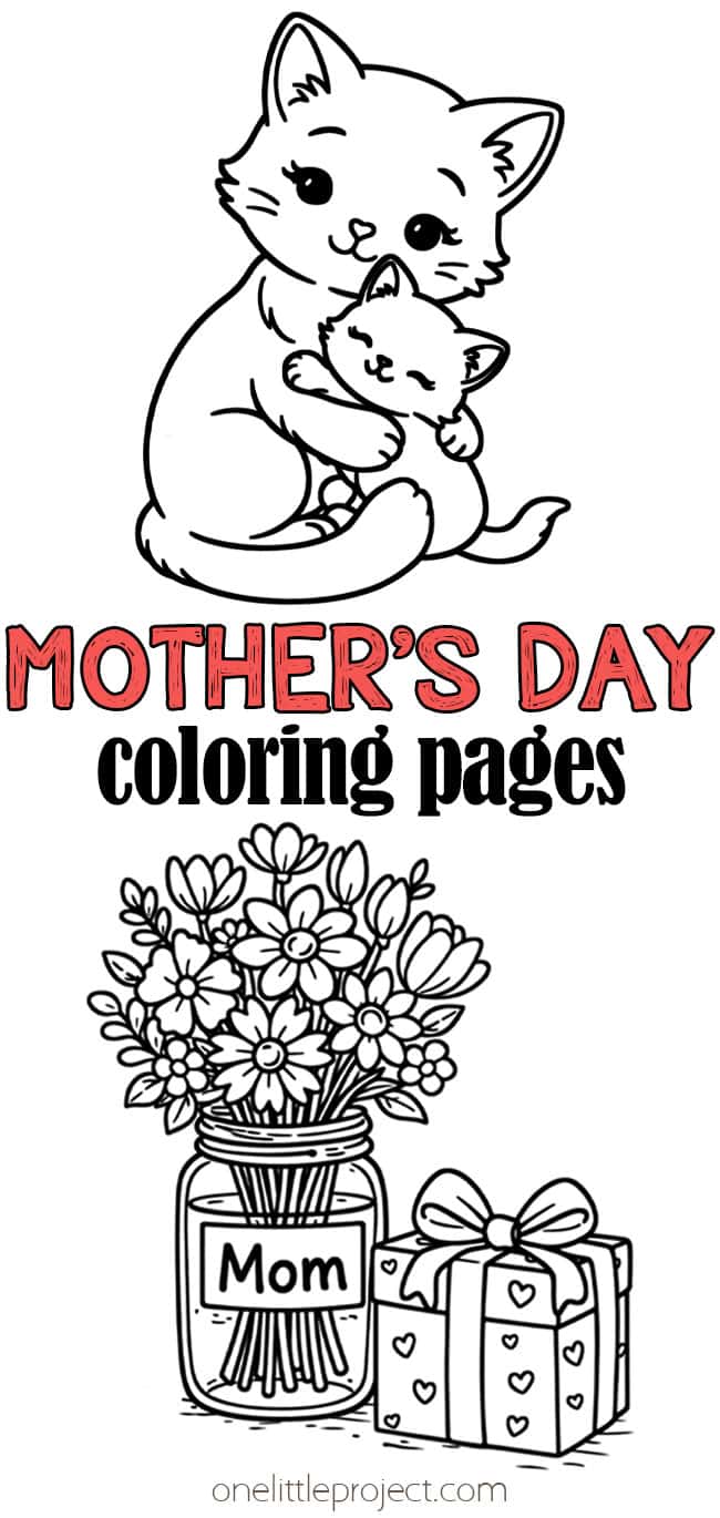 Mother's Day Coloring Pages - Printable Coloring Sheets for Mom