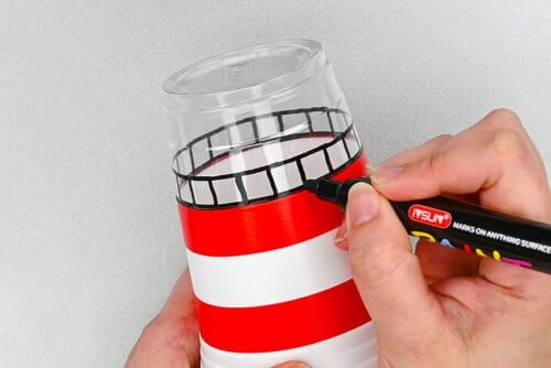 Plastic Cup Lighthouse Craft