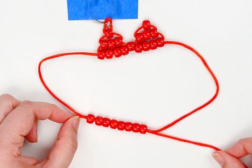 Pony Bead Heart